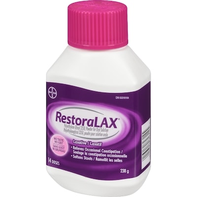 Poudre laxative soulagement efficace pas de goût, pas de gravier