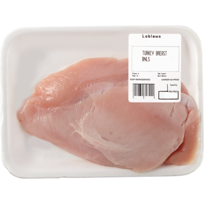 null Poitrines de dinde désossées 23,13 $/1kg 10,49 $/1lb