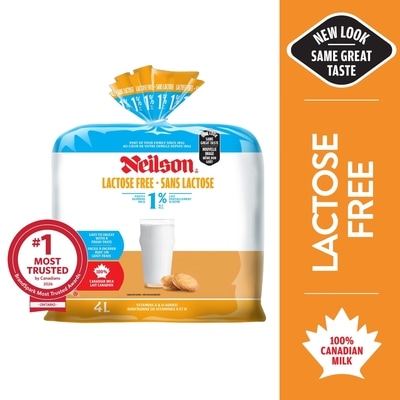 Neilson 1% Lactose Free Milk 4 l, $0.28/100ml