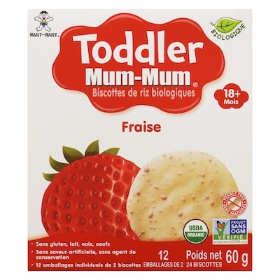 Mum-Mum pour tout-petits fraise biologique