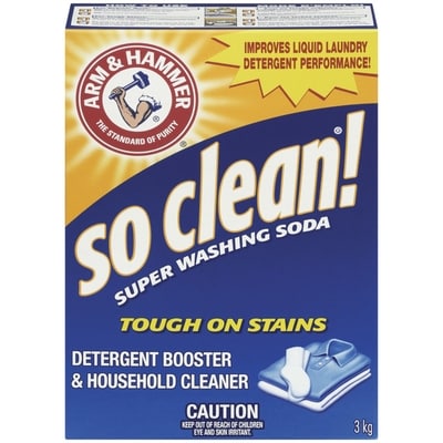 Arm & Hammer Optimisateur de détergent super cristaux à lessive 3 kg, 0,33 $/100g