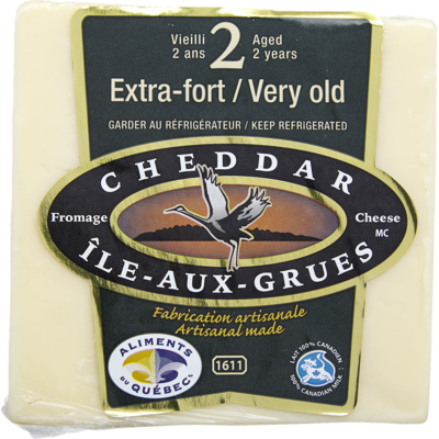 null Cheddar vieilli 2 ans 4,99 $/100g 22,64 $/1lb