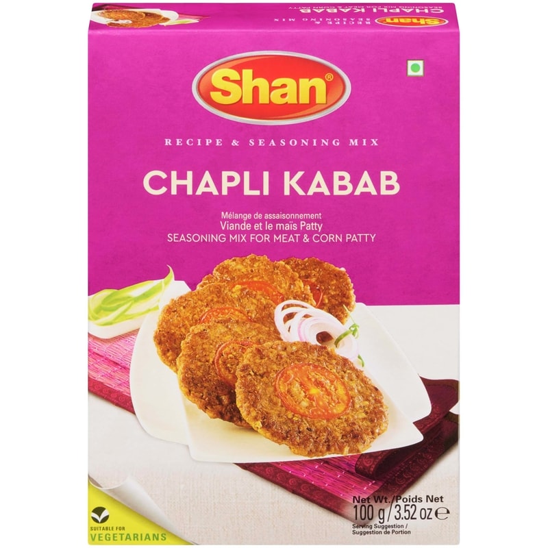 Recipe & Seasoning Mix Chapli Kabab