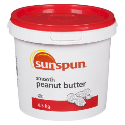 Sunspun Smooth Peanut Butter 4.5 kg, $0.58/100g