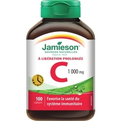 Jamieson Comprimés à dégagement graduel de vitamine C 1 000 mg 100 ea, 0,18 $/1ch