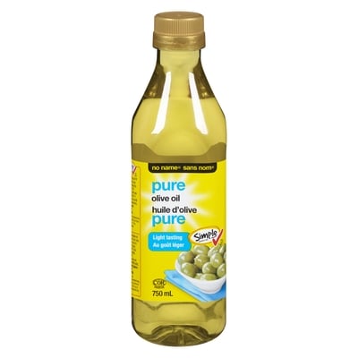 Sans Nom Huile d'olive pure au goût léger 750 ml, 1,33 $/100ml