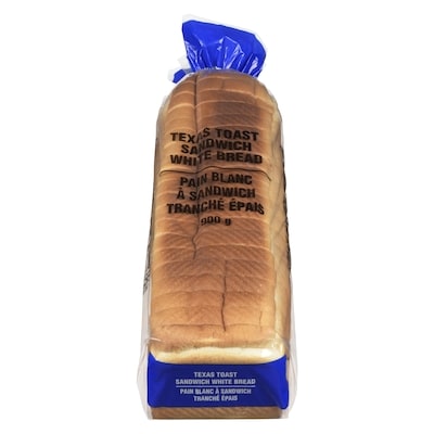 Weston Food Service Pain Sandwich Blanc Texas Toast 900 g, 0,48 $/100g