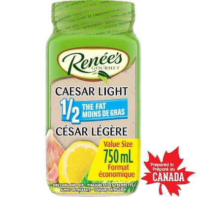 Renée’s Gourmet Vinaigrette césar légère 750 ml, 1,11 $/100ml
