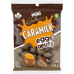 Mini CARAMILK Chocolatey Candy Eggs, Easter Basket Treats, Individually Wrapped