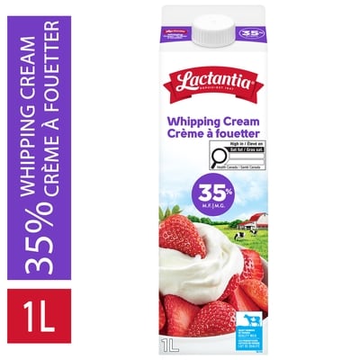 Lactantia Whipping Cream 35% 1 l, $1.01/100ml