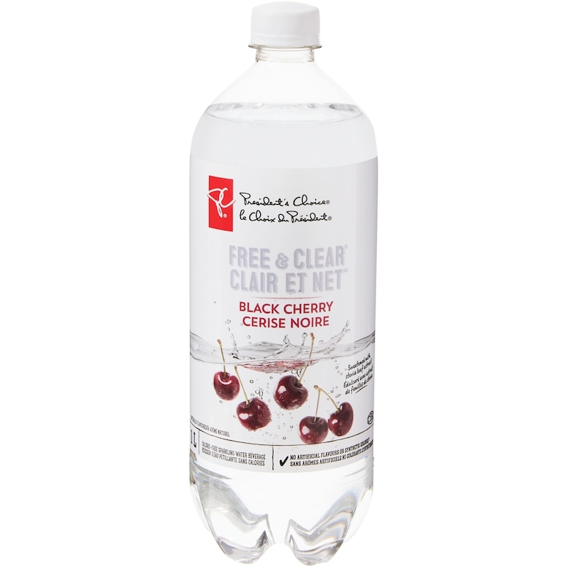Free and Clear Black Cherry Sparkling Water