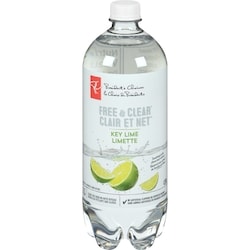 President's Choice Free & Clear Key Lime Sparkling Water Beverage 1 l, $0.10/100ml