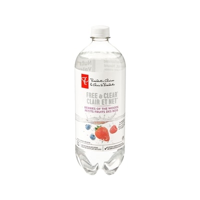 le Choix du Président Boisson à base d’eau pétillante Clair et net, petits fruits des bois 1 l, 0,10 $/100ml