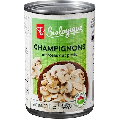 Organic Mushrooms, Pieces & Stems