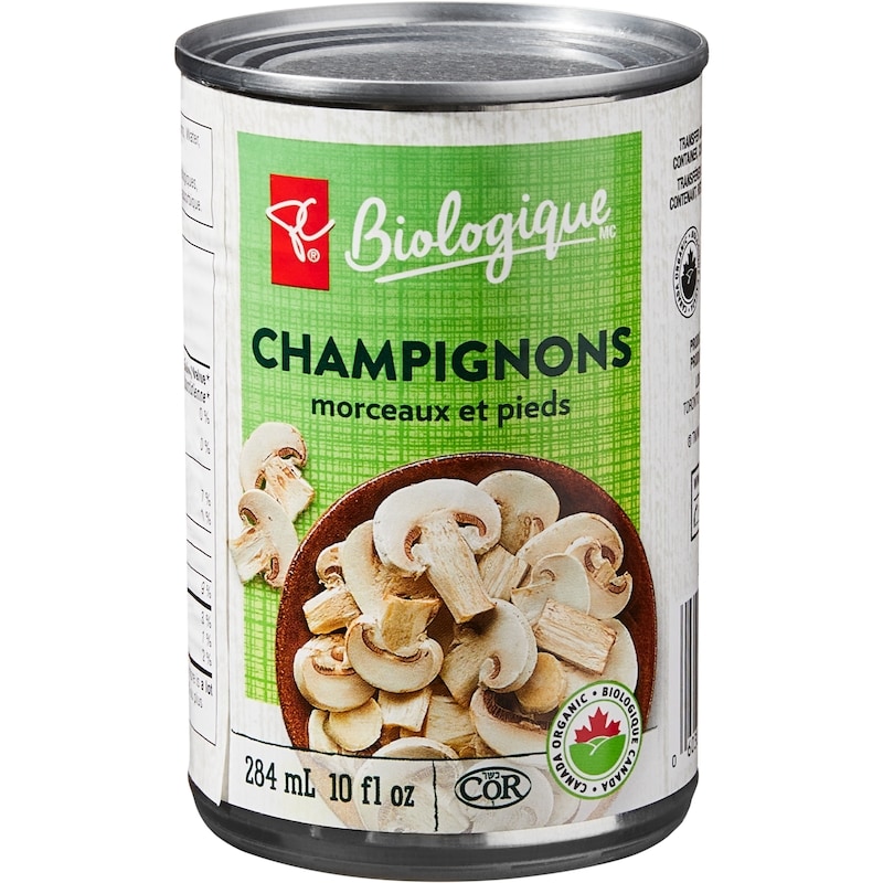 Organic Mushrooms, Pieces & Stems