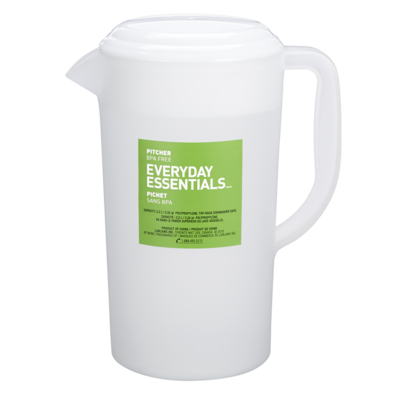 Everyday Essentials Pitcher, 2.2qt 1 ea, $5.00/1ea