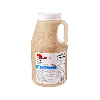 Sunspun Vinaigrette grecque 4 l, 0,70 $/100ml