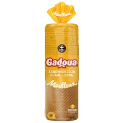 Gadoua Long White Sandwich Bread 675 g, $0.57/100g