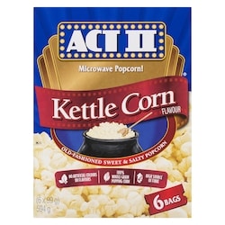 MICRODIET CORN ２箱(7×2) PACKS Act II Microwave Kettle Corn - 99 g | Wholesale Club