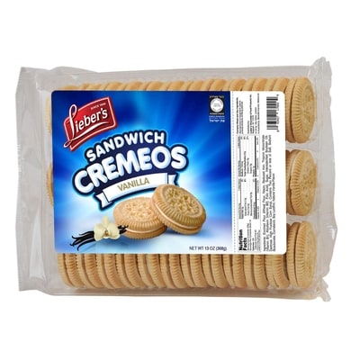 Lieber’s Biscuits sandwich à la crème à la vanille 368 g, 2,17 $/100g