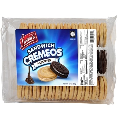 Liebers Cream Cookies, Assorted 397 g, $1.39/100g