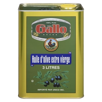 Gallo Huile d’olive extra-vierge 3 l, 1,23 $/100ml