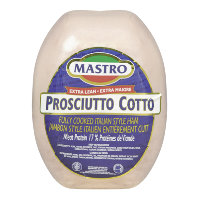 Mastro Lean Prosciutto Cotto (Thin Sliced) $30.00/1kg $13.61/1lb