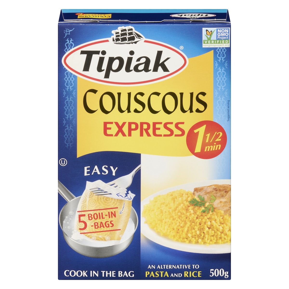 Tipiak Express Couscous      500 g, $1.10/100g