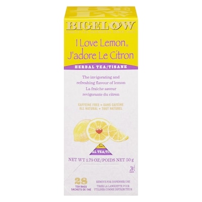 Bigelow Herbel Tea, I love Lemon     28 ea, $0.29/1ea