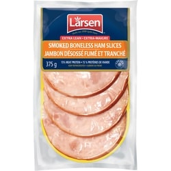 Larsen Jambon fumé désossé extra-maigre en tranches 375 g, 1,86 $/100g