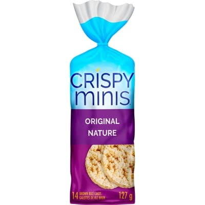 Quaker Crispy Minis Galettes de riz brun Nature 127 g, 2,59 $/100g