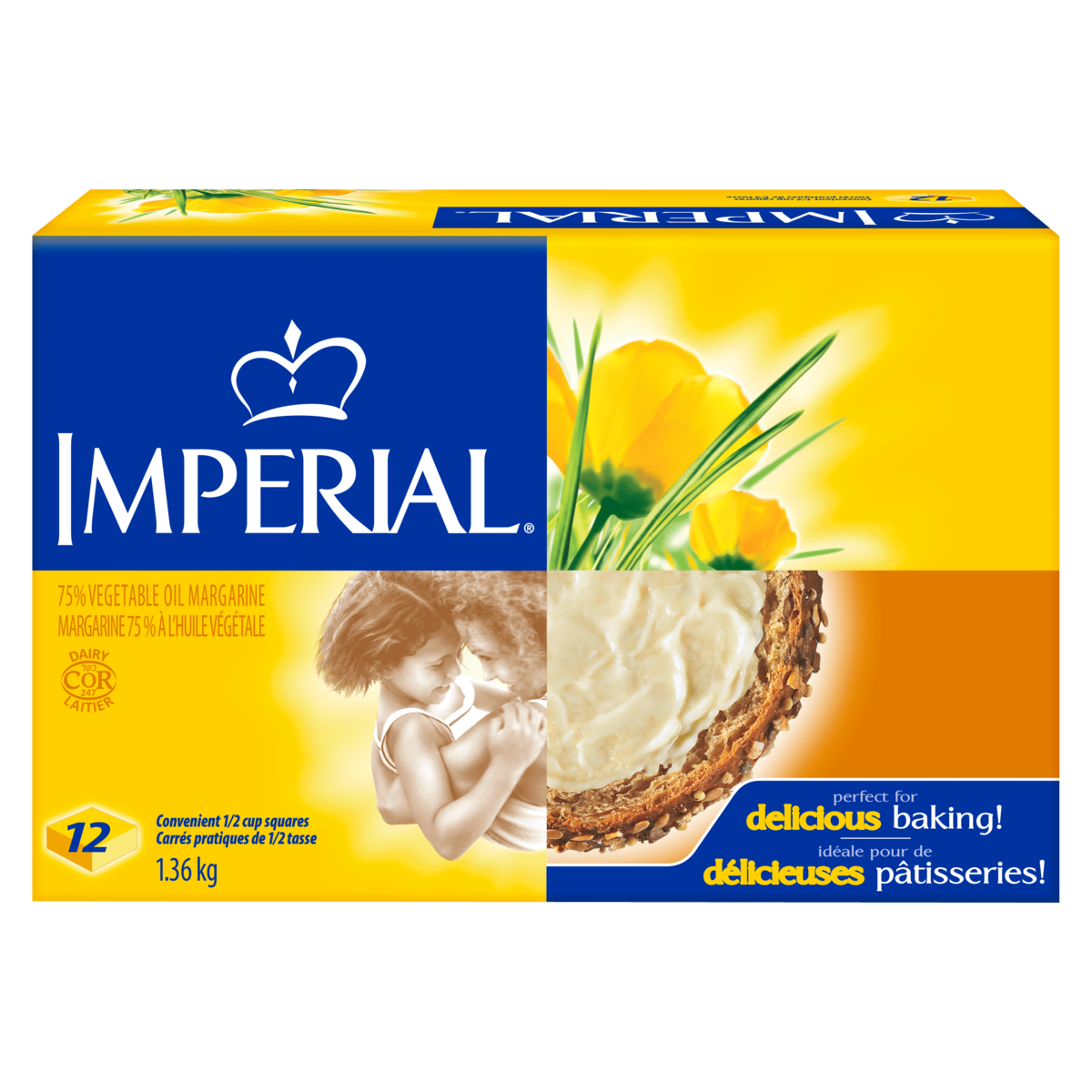 Imperial Margarine Quarters Value Size 1.36 kg, $0.81/100g