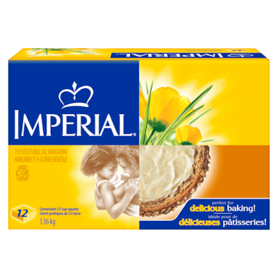 Imperial Margarine Quarters Value Size 1.36 kg, $0.87/100g