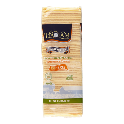 Haolam Kosher Sliced Cheese, Cheddar 1.36 kg, $3.13/100g