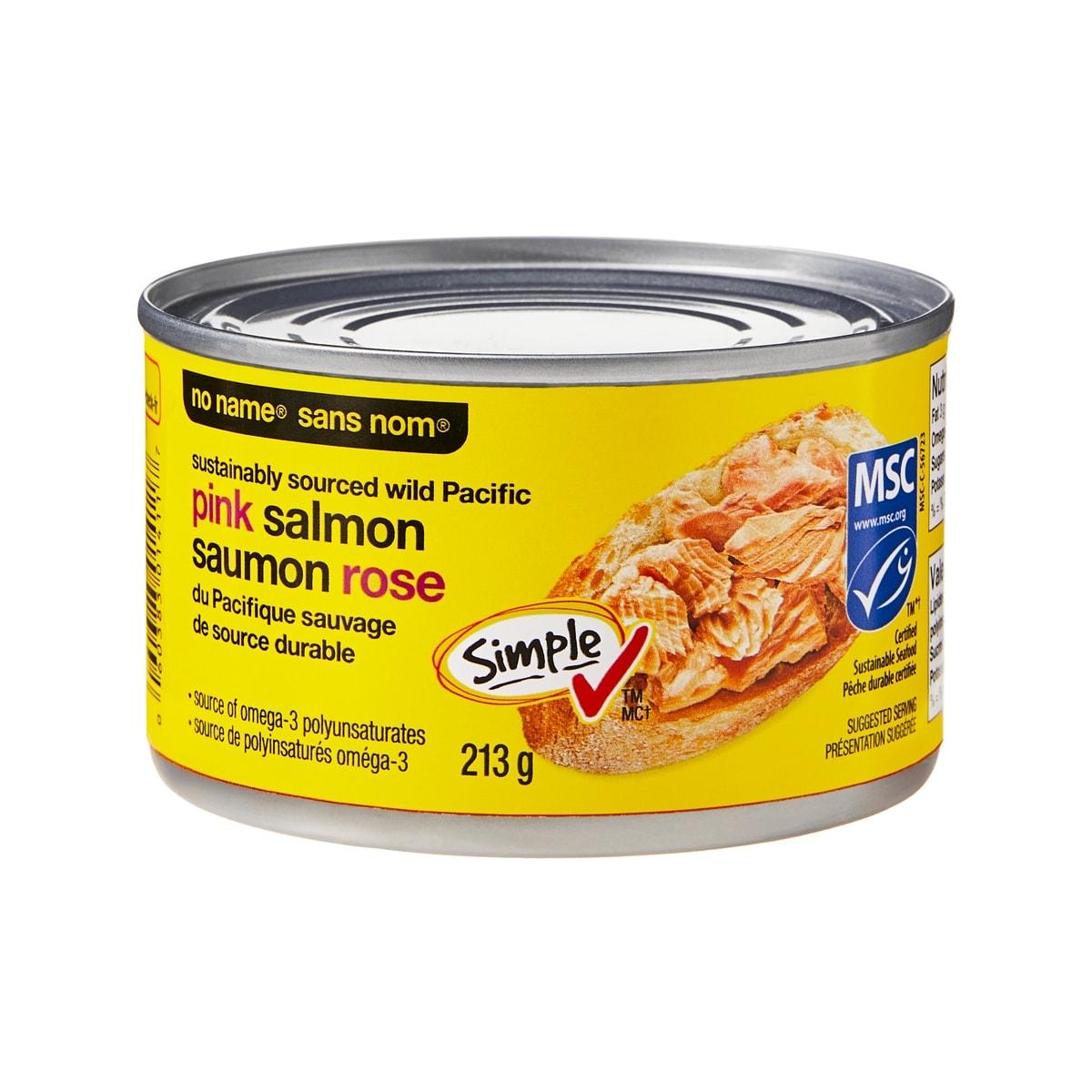 Sans Nom Saumon rose du Pacifique sauvage de source durable 213 g, 2,01 $/100g