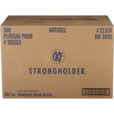 Plateau solide pour 4 tasses