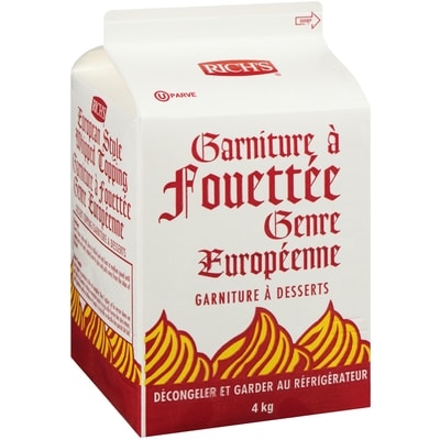 GFS Garniture fouettée à l’européenne 3.63 kg, 0,85 $/100g