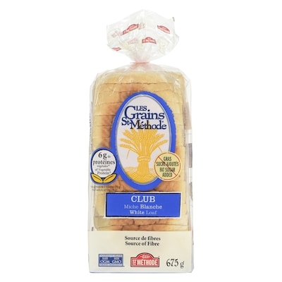 Pain blanc sans gras, ni sucre ajoutés