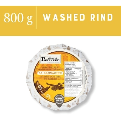 Alexis Portneuf La Sauvagine Cheese $6.09/100g $27.63/1lb