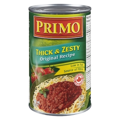 Primo Pasta Sauce, Thick & Zesty Original 680 ml, $0.50/100ml