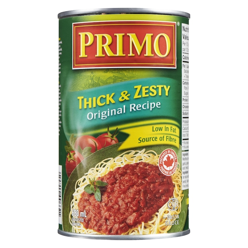 Pasta Sauce, Thick & Zesty Original