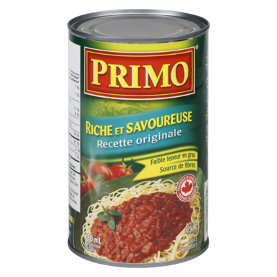Primo Sauce pour pâtes Riche et savoureuse recette originale 680 ml, 0,34 $/100ml