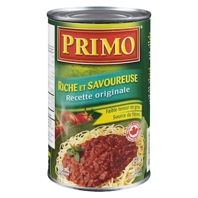 Primo Sauce pour pâtes Riche et savoureuse recette originale 680 ml, 0,50 $/100ml