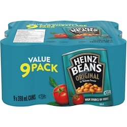 Heinz Original Beans In Tomato Sauce - 9x398.0 ml | Dominion