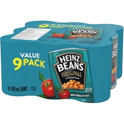 Heinz Original Beans In Tomato Sauce - 9x398.0 ml | Wholesale Club