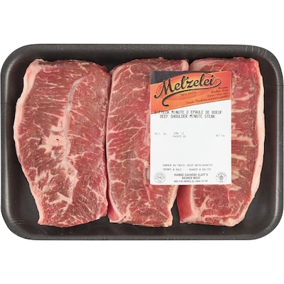 null Bifteck minute, standard 61,71 $/1kg 28,00 $/1lb