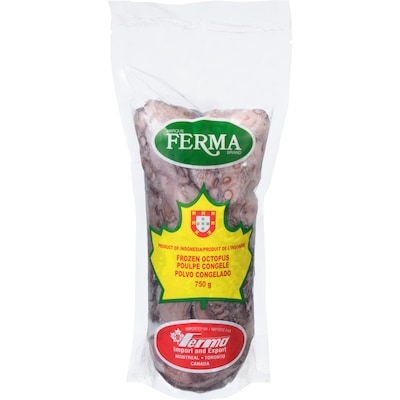 Ferma Rouleau de pieuvre, congelé 750 g, 2,00 $/100g