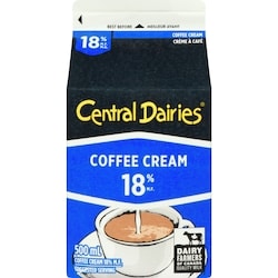 Central Dairies 18% Coffee Cream - 500 ml | Dominion Stores of