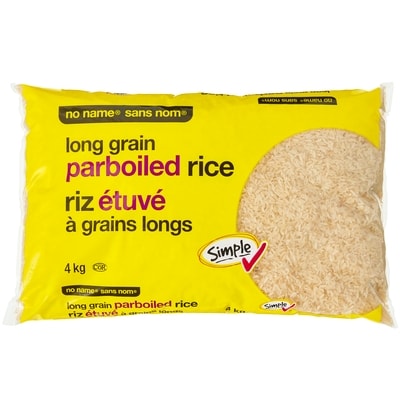 No Name Long Grain Parboiled Rice 4 kg, $0.25/100g