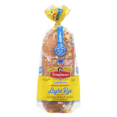 Dimpflmeier Bread Original Swedish Style Light Rye 680 g, $0.73/100g